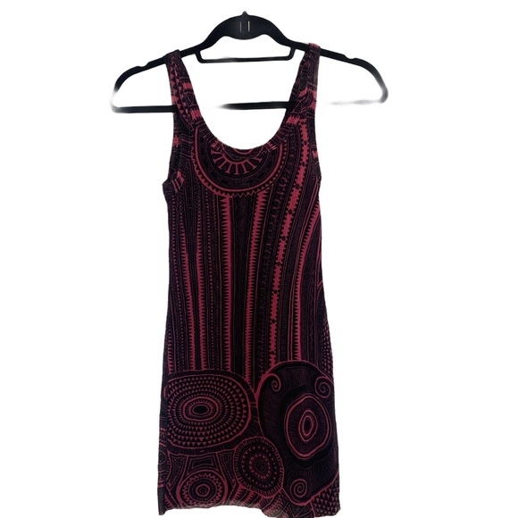 Jean Paul Gaultier pink double mesh tank top XS